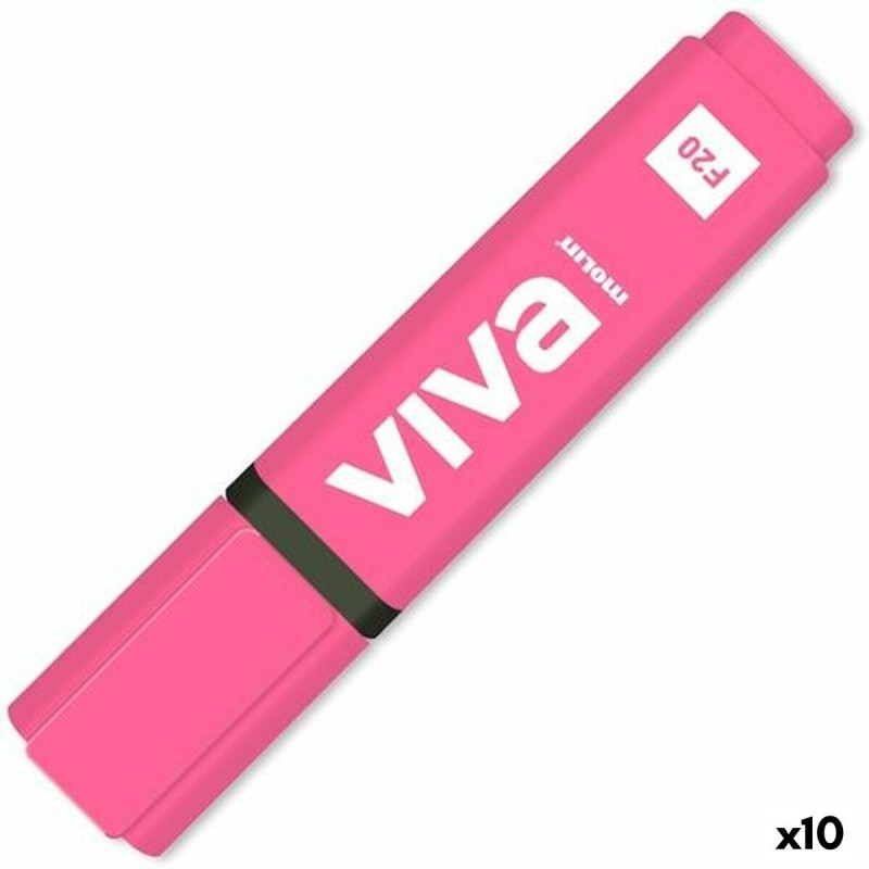 Marcador Fluorescente Molin Viva Fucsia (10 Unidades) Marcador Fluorescente Molin Viva Fucsia (10 Unidades)