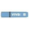 Marcador Fluorescente Molin Viva Azul (10 Unidades)