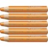 Lápices de colores Stabilo Woody Naranja 3 en 1 (5 Unidades)