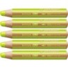 Lápices de colores Stabilo Woody Verde 3 en 1 (5 Unidades)