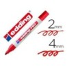 Rotulador permanente Edding Rojo 2-4 mm (10 Unidades)