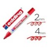 Rotulador permanente Edding Rojo 2-4 mm (10 Unidades)