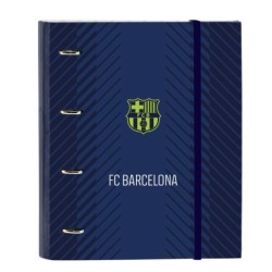 Carpeta de anillas F.C. Barcelona Azul marino 27 x 32 x 3.5 cm