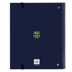 Carpeta de anillas F.C. Barcelona Azul marino 27 x 32 x 3.5 cm