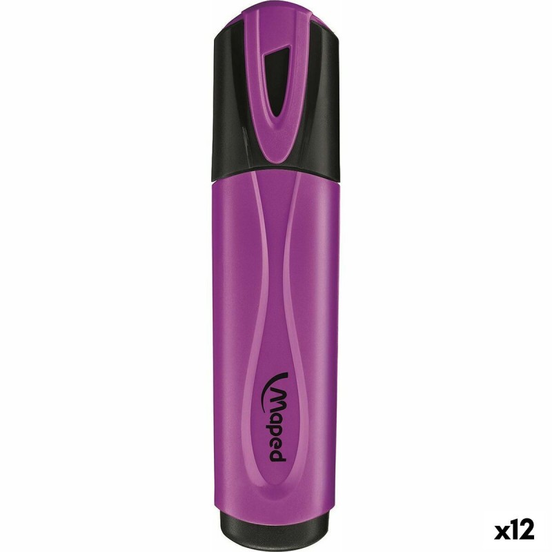 Marcador Fluorescente Maped Peps Classic Violeta (12 Unidades) Marcador Fluorescente Maped Peps Classic Violeta (12 Unidades)
