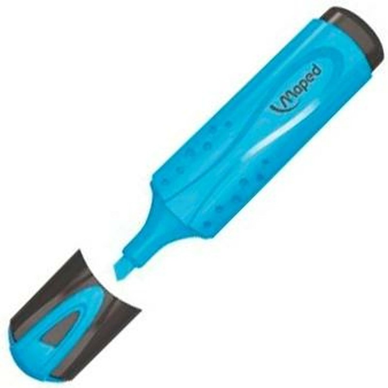 Marcador Fluorescente Maped Peps Classic Azul (12 Unidades) Marcador Fluorescente Maped Peps Classic Azul (12 Unidades)
