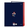 Carpeta de anillas Super Mario World Azul marino A4 26.5 x 33 x 4 cm