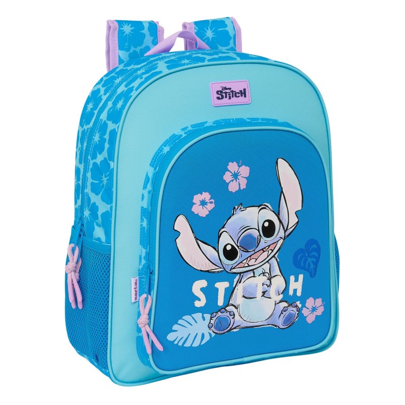 Mochila Escolar Stitch Hawaii 32 x 38 x 12 cm