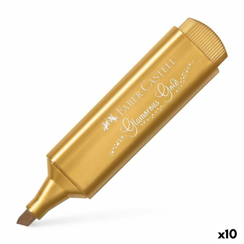 Subrayador Faber-Castell TEXTLINER 46 Dorado (10 Unidades) Subrayador Faber-Castell TEXTLINER 46 Dorado (10 Unidades)