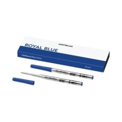 Recambio para bolígrafo Montblanc ROYAL BLUE - REFILLS  BALL PEN - BROAD - 2 PCS Azul 2 Unidades