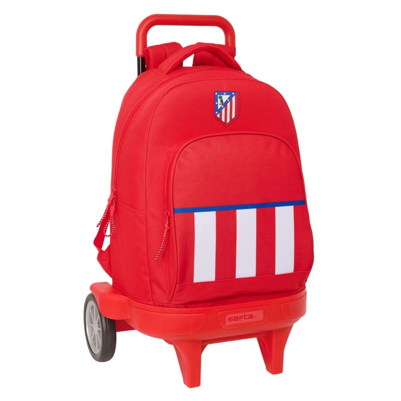 Mochila Escolar con Ruedas Atlético Madrid Rojo 33 x 45 x 22 cm Mochila Escolar con Ruedas Atlético Madrid Rojo 33 x 45 x 22 cm