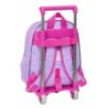 Mochila Escolar con Ruedas Unicorn Academy Lila 28 x 34 x 10 cm
