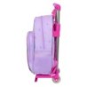 Mochila Escolar con Ruedas Unicorn Academy Lila 28 x 34 x 10 cm