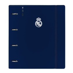 Carpeta de anillas Real Madrid C.F. Blanco Gris 27 X 32 X 4 cm