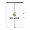 Carpeta de anillas Real Madrid C.F. Blanco Gris A4 26 x 33.5 x 2.5 cm