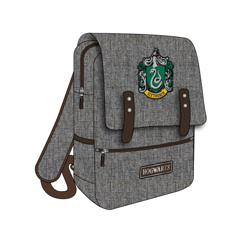 Mochila Escolar Harry Potter Gris