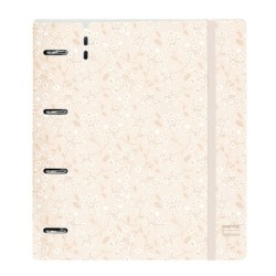 Carpeta de anillas Safta Light pink flowers