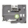 Cinta Laminada para Rotuladoras Brother TZE345 Blanco/Negro 18mm