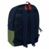 Mochila Escolar El Pulpo   Azul marino Kaki 31 x 44 x 18 cm