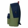 Mochila Escolar El Pulpo   Azul marino Kaki 31 x 44 x 18 cm