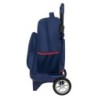 Mochila Escolar con Ruedas El Pulpo Azul marino 33 x 45 x 22 cm