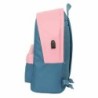 Mochila Escolar El Pulpo   Rosa 31 x 44 x 18 cm
