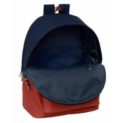 Mochila Escolar El Pulpo   Rojo Azul marino 31 x 44 x 18 cm