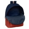 Mochila Escolar El Pulpo   Rojo Azul marino 31 x 44 x 18 cm