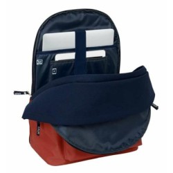Mochila Escolar El Pulpo   Rojo Azul marino 31 x 44 x 18 cm