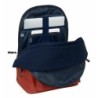 Mochila Escolar El Pulpo   Rojo Azul marino 31 x 44 x 18 cm