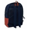 Mochila Escolar El Pulpo   Rojo Azul marino 31 x 44 x 18 cm