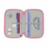 Plumier Triple Kuromi Negro Fucsia 12,5 x 19,5 x 5,5 cm 37 Piezas