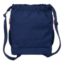 Bolsa Mochila con Cuerdas El Pulpo Azul marino 35 x 40 x 1 cm