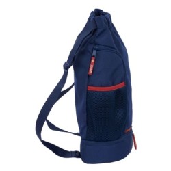 Bolsa Mochila con Cuerdas El Pulpo Azul marino 35 x 40 x 1 cm
