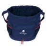 Bolsa Mochila con Cuerdas El Pulpo Azul marino 35 x 40 x 1 cm