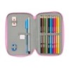 Plumier Doble Gabby's Dollhouse Party Rosa 12.5 x 19.5 x 4 cm 28 piezas