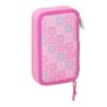 Plumier Doble Gabby's Dollhouse Party Rosa 12.5 x 19.5 x 4 cm 28 piezas