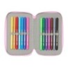 Plumier Triple Frozen Cool days Violeta Azul cielo 12,5 x 19,5 x 5,5 cm 36 Piezas