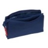 Portatodo Triple El Pulpo Azul marino 22 x 12 x 3 cm