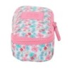 Estuche Escolar Moos Flores Multicolor 22 x 5 x 8 cm