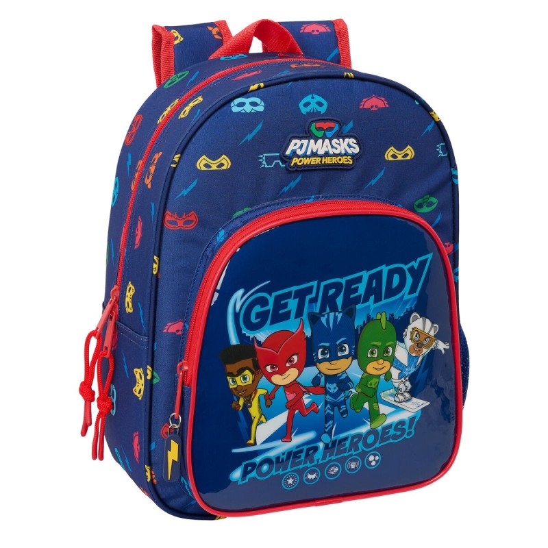 Mochila Escolar PJ Masks Ready Azul marino 26 x 34 x 11 cm Mochila Escolar PJ Masks Ready Azul marino 26 x 34 x 11 cm
