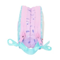 Portatodo Doble Frozen Cool days Violeta Azul cielo 21 x 8 x 6 cm