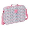 Cartera Escolar Moos Flores Multicolor 38 x 28 x 6 cm