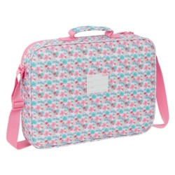 Cartera Escolar Moos Flores Multicolor 38 x 28 x 6 cm