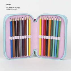 Plumier Triple Gabby's Dollhouse Rosa 12,5 x 6,5 x 19,5 cm