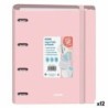 Carpeta de anillas DOHE Rosa A4 (12 Unidades)