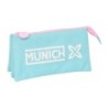 Portatodo Triple Munich Heaven Azul cielo 22 x 12 x 3 cm