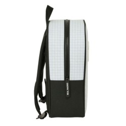 Mochila Infantil Real Madrid C.F. 24/25 Blanco Gris 22 x 27 x 10 cm