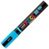 Marcador BRUSH POSCA PC-5BR Azul claro (6 Unidades)