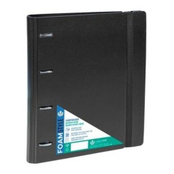Carpeta de anillas Carchivo CARPEBLOCK Negro A4 (8 Unidades)